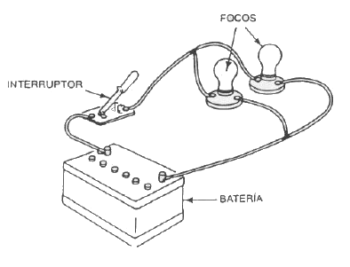 circuito en paralelo con interruptor transp