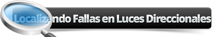 como buscar fallas en luces direccionales