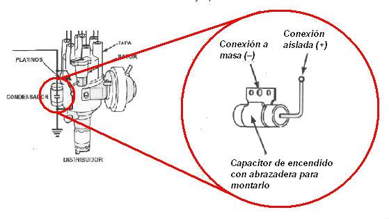 condensador conectado
