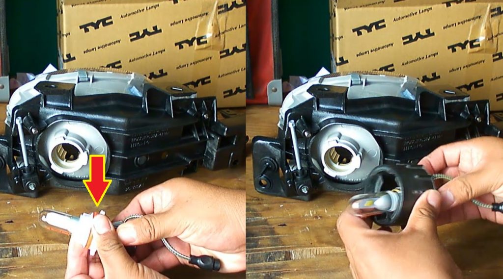 instalando luces LED
